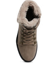 Maranta Faux Fur Collar Ankle Boots