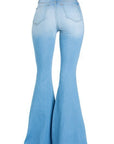 GJG Denim Logan Bell Bottom In Light Blue Inseam 30