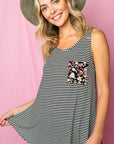 e Luna PLUS Mixed Tank Top