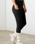 Le Lis Ribbed Crop Cami and High Waist Brushed Leggings Set