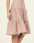 HYFVE Call It a Day Tiered Midi Skirt