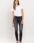 Lovervet Raw Hem Cropped Skinny Jeans