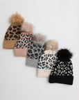 Leopard Knit Beanie