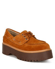 Cuckatoos Chunky Suede Oxford Loafers