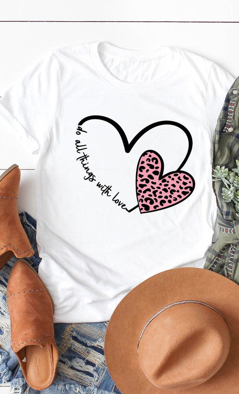 Do All Things With Love Graphic Tee