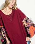 Paisley Volume Sleeve Top - Online Only - My Pampered Life Seattle