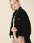 Lilou Frayed Corduroy Jacket