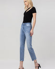 Flying Monkey High Rise Crop Straight Jean - Online Only