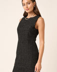 Mittoshop Tweed Sleeveless Mini Dress