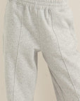 Cute Take High-Waisted Pintuck Sweatpants