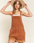 Jade By Jane Corduroy Adjustable Shoulder Straps Overall PLUS