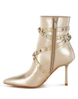 Jaunts Eyelets & Studs Harness Ankle Boots