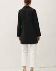 Be Cool Single Button Long Sleeve Coat with Pockets