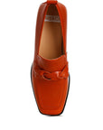 Hostess Genuine Leather Braided Loafers