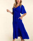 Haptics Tiered Babydoll Maxi Dress with Side Pocket