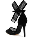 Regenta Big Bow Detail Stiletto Sandals