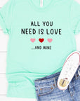 All You Need is Wine Graphic Tee PLUS