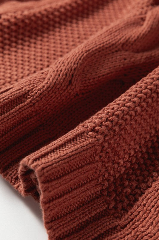 Willaira Slouchy Textured Knit Sweater