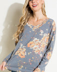 e Luna Floral Loose Fit Boxy Top - My Pampered Life Seattle