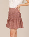 Floral Smocked Skirt - Online Only