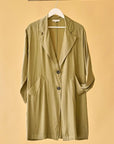 Adora Right Round Button Front Oversized Coat - My Pampered Life Seattle