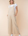 White Birch Sleeveless Wide Leg Jumpsuit