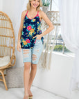 e Luna PLUS Allover Floral Tank Top