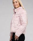 Fluffy Zip-Up Sweater Jacket