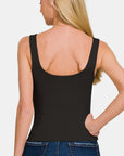 Zenana Double Layer Round Neck Tank