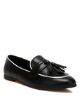 Mythos Dual Tone Tassel Loafers