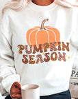 LEOPARD PUMPKIN SEASON Graphic Sweatshirt