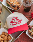 Makes me Want a Hot Dog - Red Vintage Trucker Hat - My Pampered Life Seattle