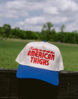 American Thighs - Royal Blue Vintage Trucker Hat - My Pampered Life Seattle
