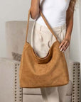 Miranda Oversized Suede Hobo Bag