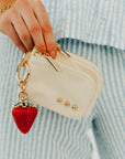 Nylon Cameron Double Zip Clippable Card Wallet