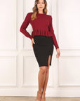 Lilou Peplum Sweater Top