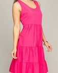 Sleeveless Tiered Dress - Online Only