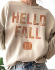 HELLO FALL PUMPKIN Graphic Sweatshirt