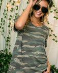 e Luna PLUS French Terry Camouflage Top