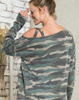 Sexy Plus Camouflage Top - Online Only