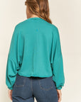 Jade By Jane Tennessee Terry Batwing Sleeve Top