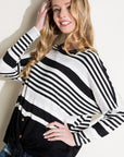 e Luna Engineering Striped Boxy Top