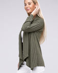 Long Sleeve Open Front Cardigan