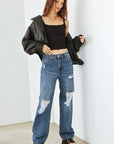 HAMMER COLLECTION Distressed High Waist Jeans