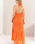 HYFVE Halter Neck Cover Up Maxi Dress