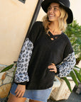 e Luna PLUS Animal Mixed Volume Sleeve Top