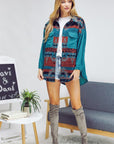 Davi & Dani Plus Printed Button Down Jacket - Online Only - My Pampered Life Seattle