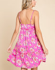 Culture Code Full Size Floral Ruffled Cami Dress