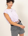 HYFVE Drawstring Hem Crop Top