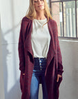 e Luna Chunky Sweater Knit Cardigan